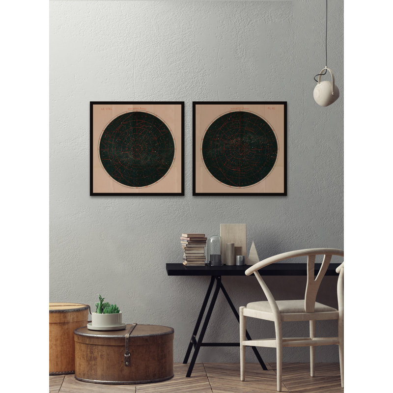 The Diptych The Sky, H 18 po x l 18 po