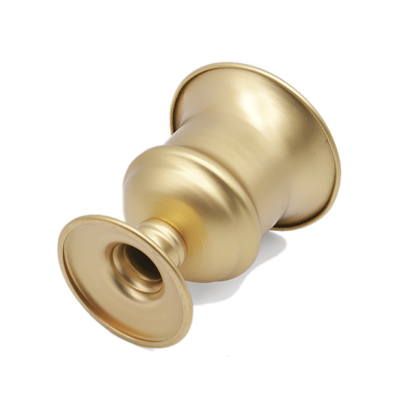 Hayott Metal Table Vase, Gold
