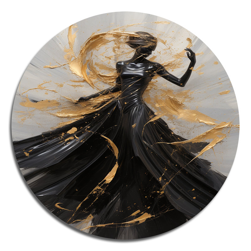 Hayward - art mural rond en métal, H 29 po x l 29 po
