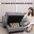 Linen Modular Sectional Sofa L Shaped Extra Deep Seats Couch  with Storage Ottomans-1608029887