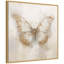 «Butterfly Neutral 2» par Rochelle, reproduction d'art sur toile encadrée