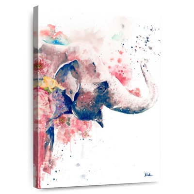 Éléphant floral