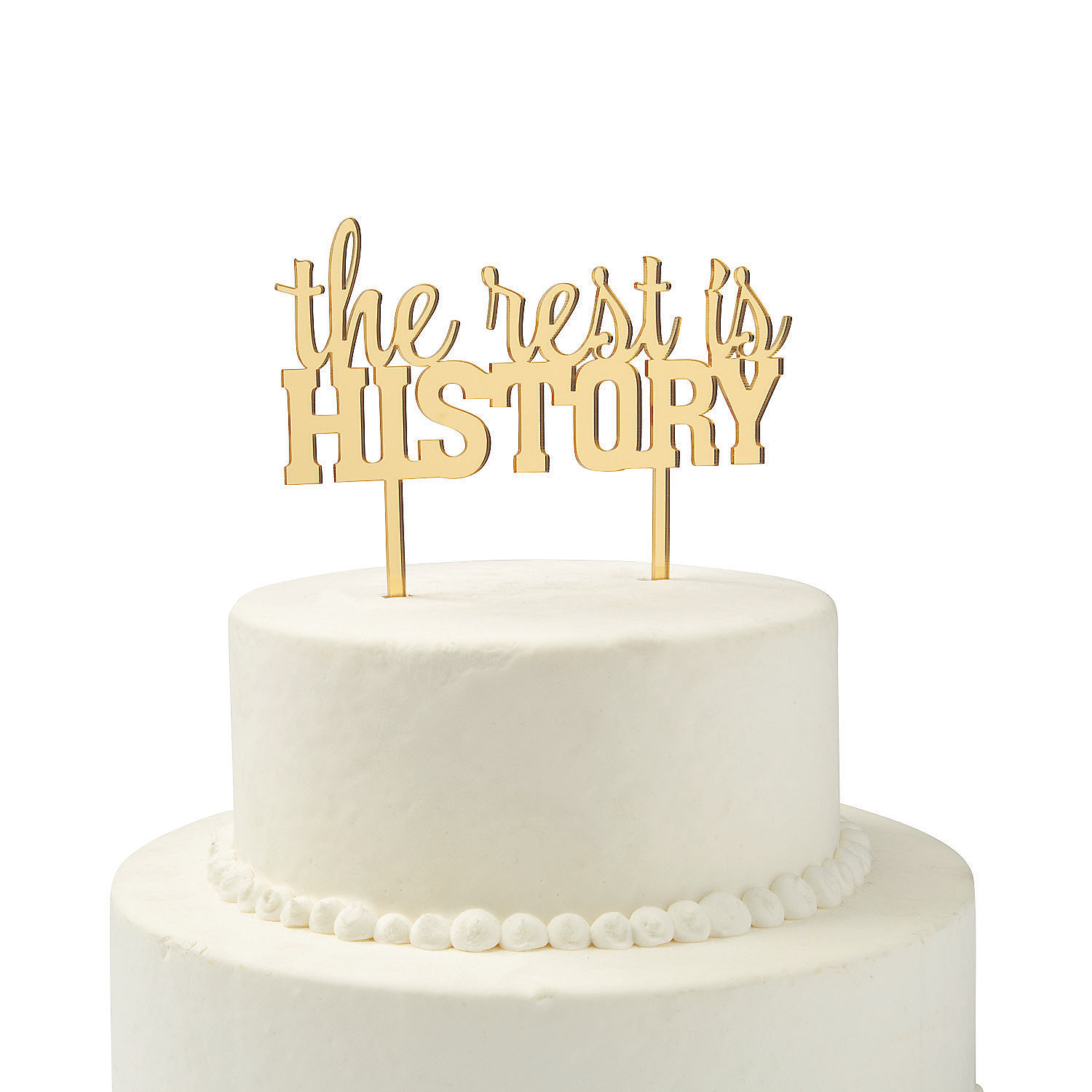 Oriental Trading Company The Rest Is History Cake Topper | Wayfair