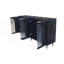 Armoire décorative avec 4 portes en verre, buffet Buffet, armoire de rangement-935764288