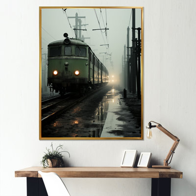 «Comforting Moody Train Journey» sur toile