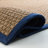 Auckland Bamboo Slat/Seagrass Natural / Blue Area Rug-1291615