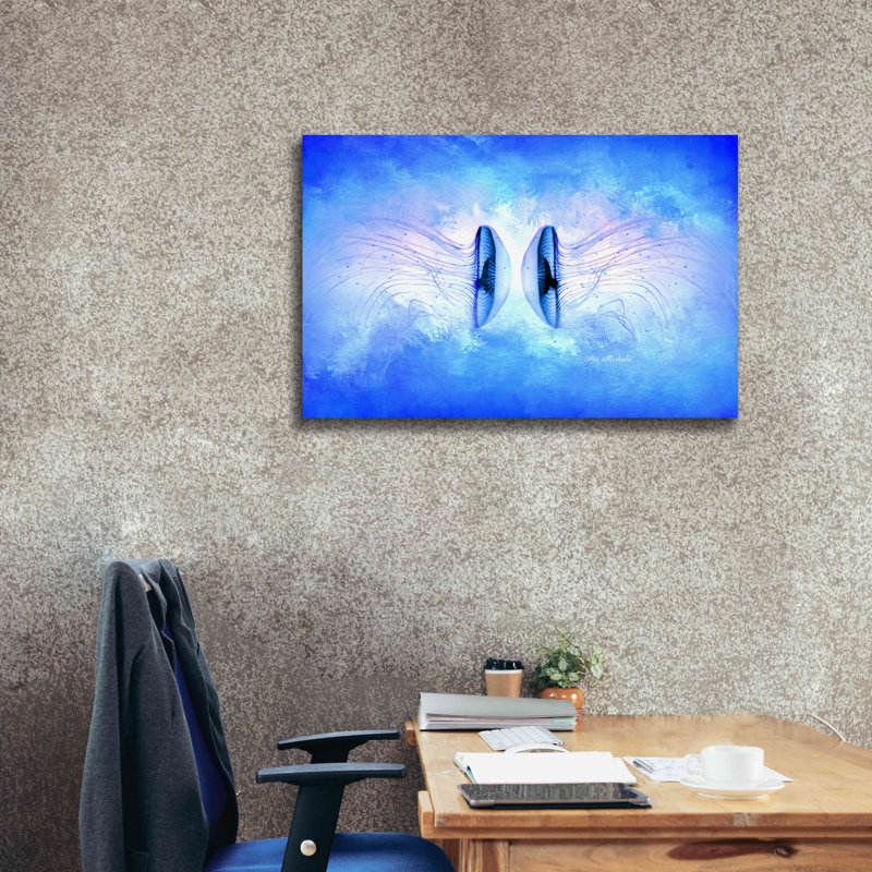 " Ocean Life " by Ata Alishahi, 26" H x 40" W x 1.5" D