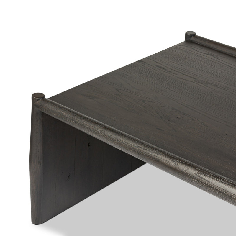 Glenview Solid Wood Coffee Table, Black