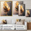 «Gold Abstract Leaves II», impression sur toile-1657490205-1657490201