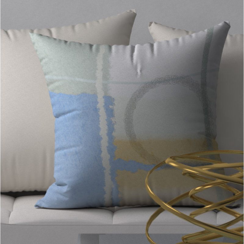 Housse de coussin carrée décorative irrésistible et insert, 18" x 18"