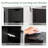 Black Bathroom Standing Cabinet 4-Drawers