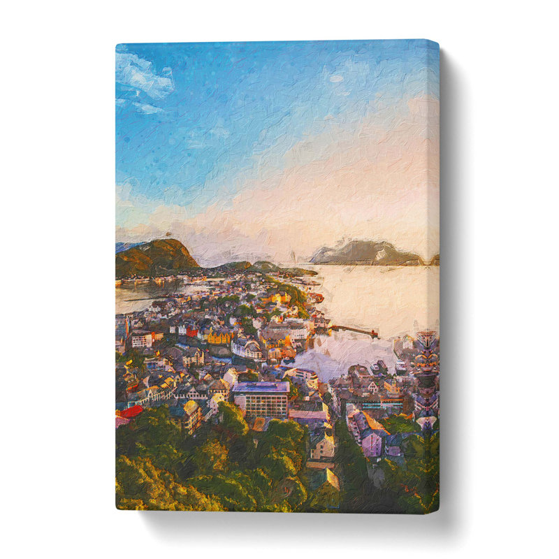 Alesund in Norway - Wrapped Canvas, 60 cm H x 40 cm W