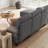 Trego 105'' Upholstered U-Shaped Symmetrical Sectional -128582914