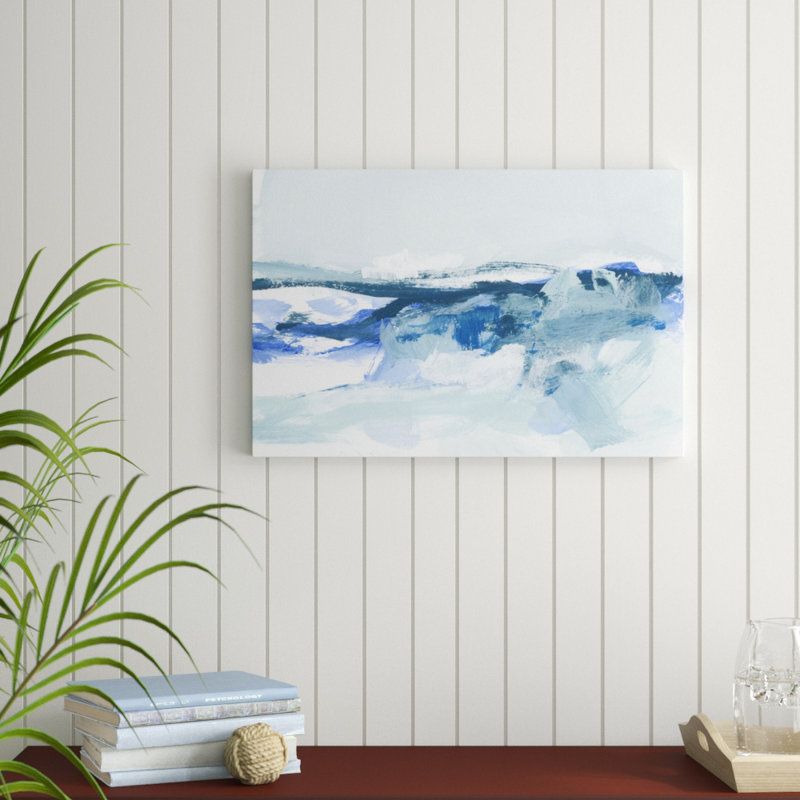 «Coastal II» par Christina Long, reproduction d'art sur toile, H 20 po x l 30 po