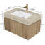 Meuble-lavabo de salle de bain avec lavabo, armoire de rangement murale avec tiroir et porte-495519277-495519276