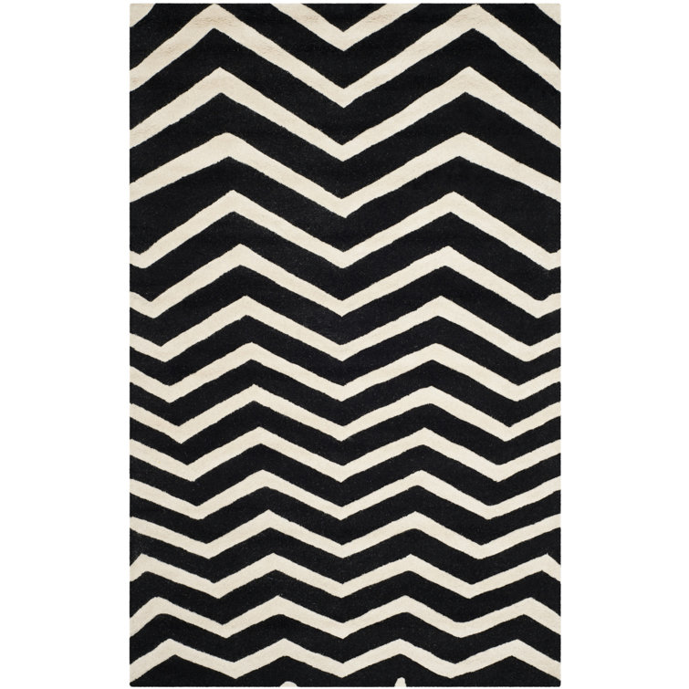 Tapis en laine touffeté à la main Sanyla