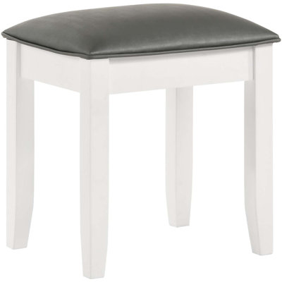 Vanity Stool with Padded Seat