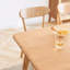 Chaise en chêne massif - Siège de salle à manger en bois de qualité «Safe & For» Delight, angle confortable, 18,41 po x 19,9 po x 31,54 po, finition facile à nettoyer