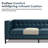 91'' Chenille Velvet Living Room Sofa-221011649