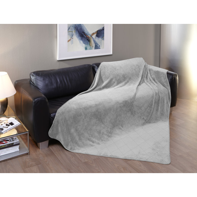 Throw Blanket, Silver