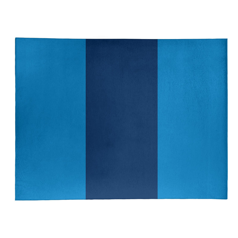 Tapis à rayures en polyester la puissance "la puissance", Rectangle 9 pi x 12 pi