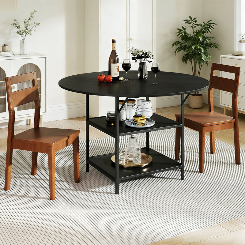 Round Metal Base Dining Table