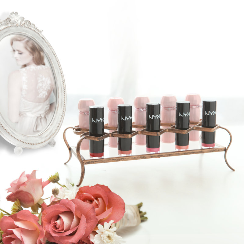 Metal 14 Compartments Makeup Organiser