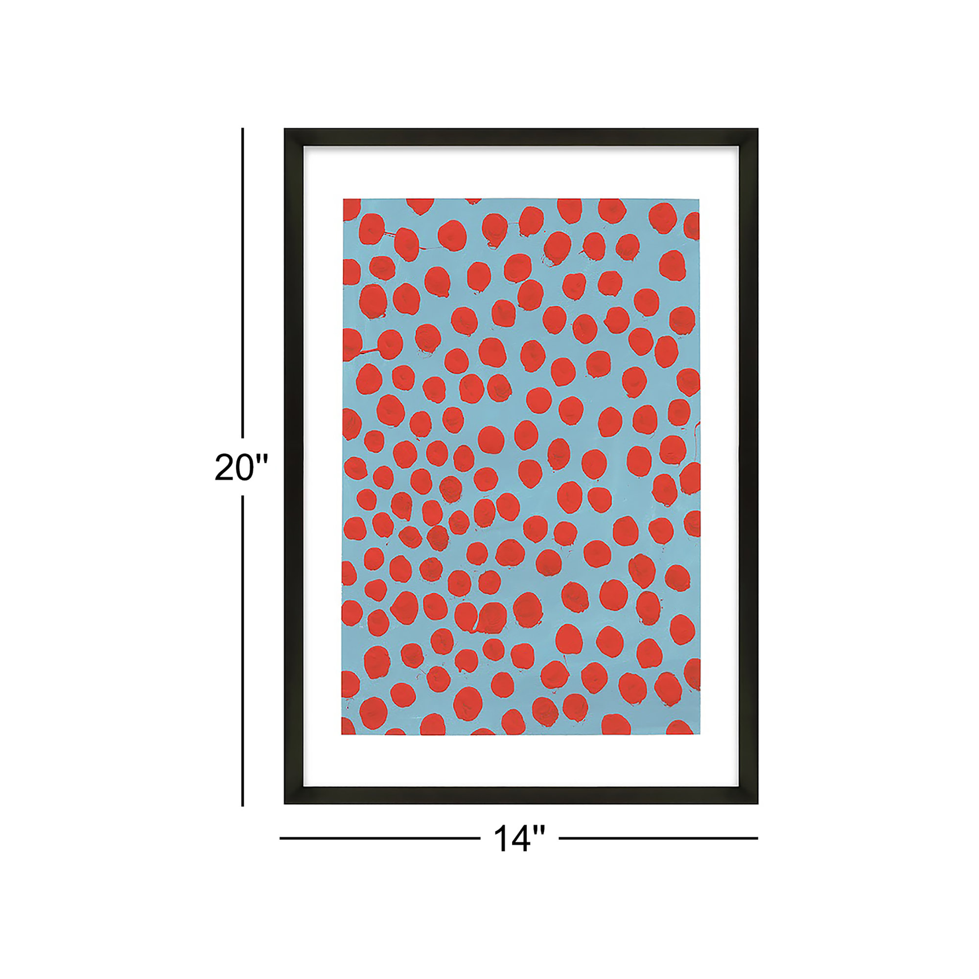Affinity 2 by Michela Sorrentino, Black, 20" H x 14" W x 1.25" D