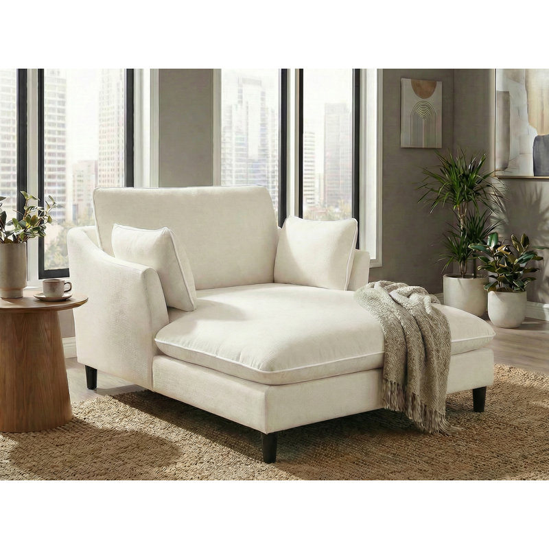 Méridienne l 51 po, Beige
