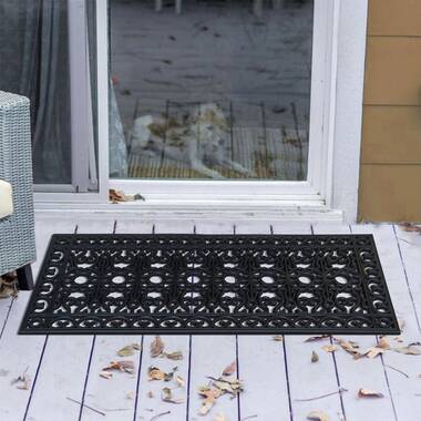 Darby Home Co Steptoe Non-Slip Floral Outdoor Doormat