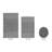 Merkle Premium 100% Cotton 2155 GSM 3-Piece Bath Rug Set, OEKO-TEX® Certified, Non-Slip Spray Latex Backing, Plush Tufted, Super Absorbent, Machine Washable Bathroom Rugs for Bathroom, Shower & Tub, Gray-2049234399-2123950419