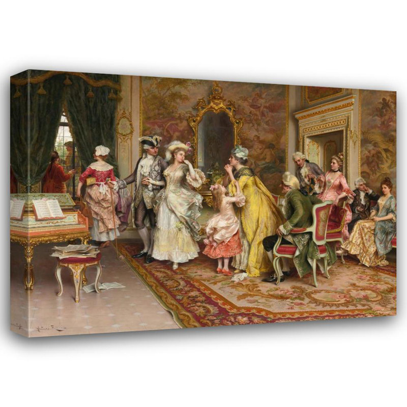 «The Wait» par Arturo Ricci - Art mural sur toile tendue avec châssis, H 24 po x l 17 po