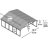 Galvanized Steel Carport, 20X24X7-2073654852