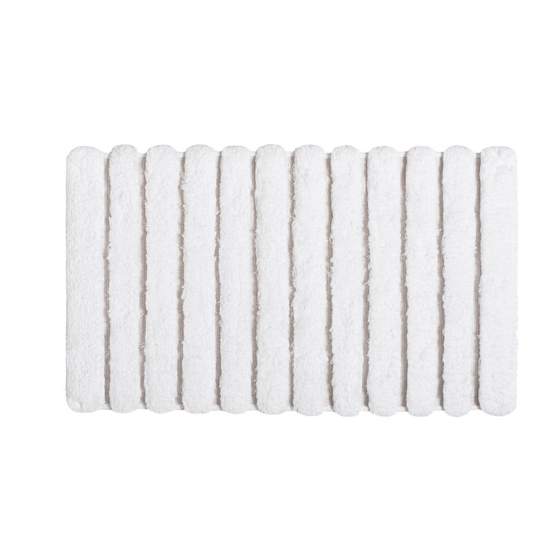 Petra Striped Bath Rug, 24'' W x 39'' L