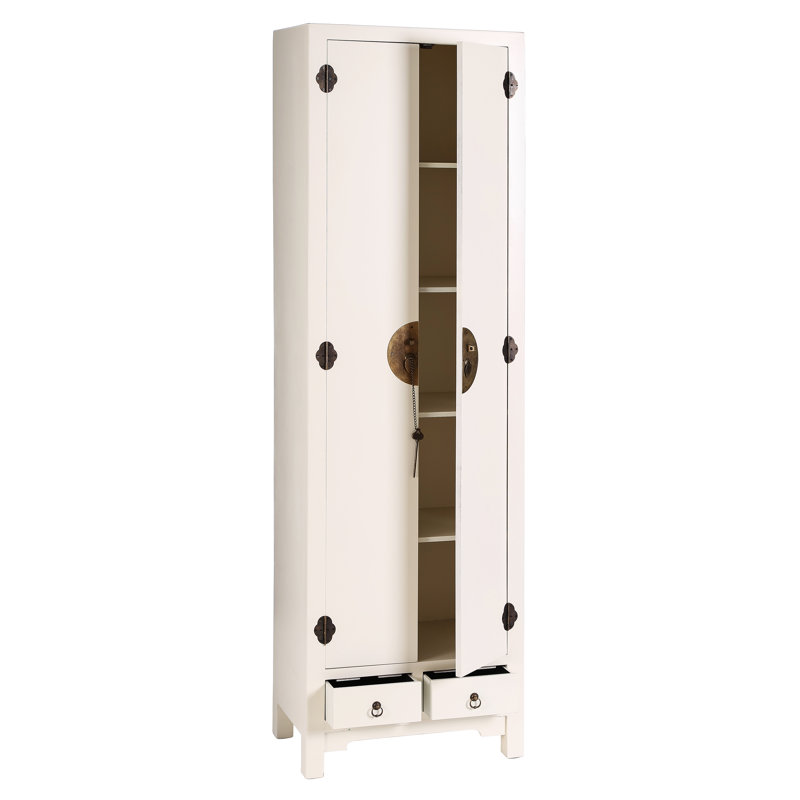Habbous 2 Door Manufactured Wood Wardrobe