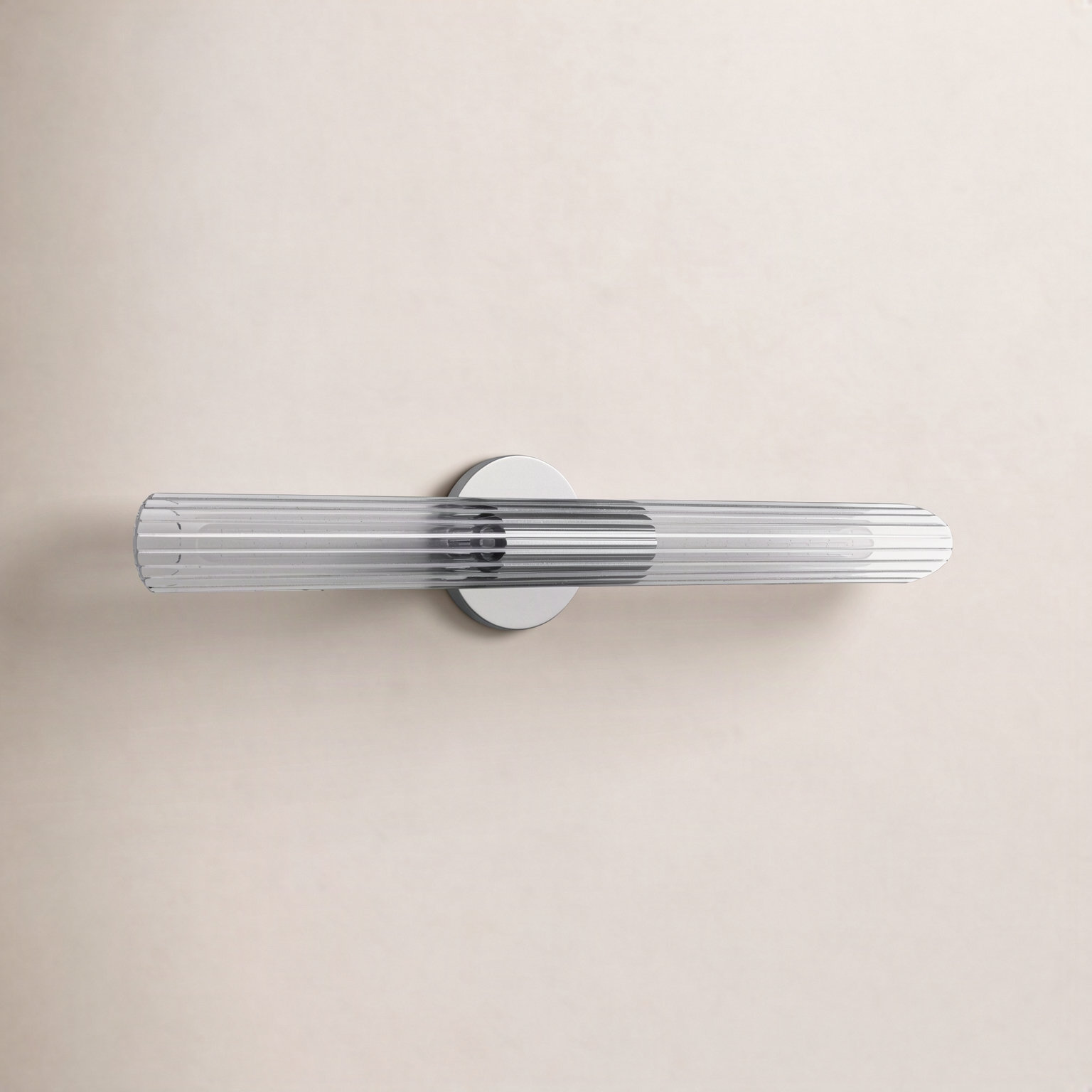 Anston 2 Light Glass Dimmable Armed Sconce, Polished Nickel