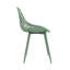 Chaise de salle à manger intérieure et extérieure Upton avec siège ergonomique et pieds en acier-1180033167
