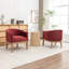 Fauteuil avec pieds en bois massif-131080933