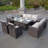 Allene Wicker 10 - Person Patio Conversation Sets with Cushions