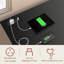Amardev L-Shaped Metal Base Computer Desk-1345871578