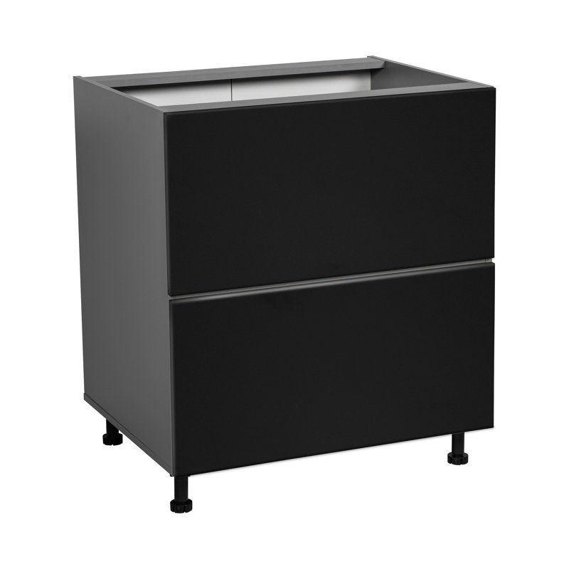 34,5 po H panneau de particules standard prêt à assembler, Noir mat, H 34,5 po x l 30 po