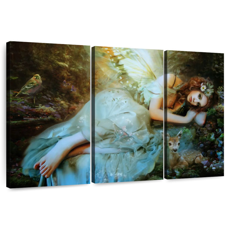 Kelan Spring Fairy, 24" H x 38" W