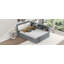 Lit plateforme en bois avec lit gigogne, tablettes et tête de lit-1640908215-1640908218