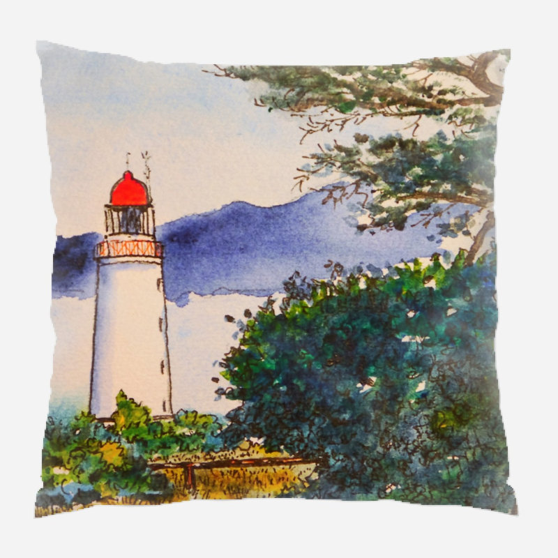 Coussin watercolour Perreault, Microsuède, Intérieur