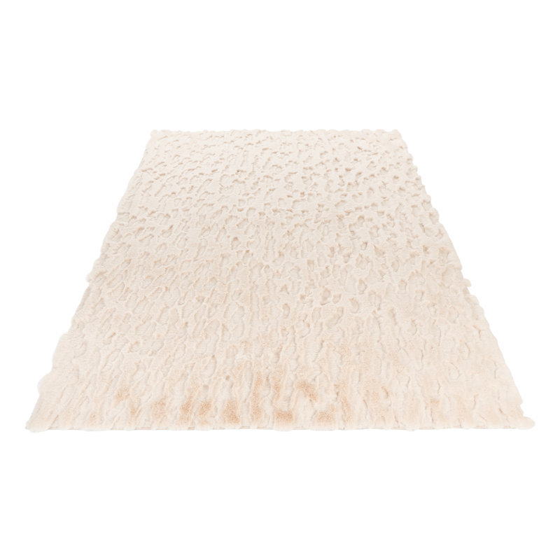 Montay Uni Hand Tufted Area Rug, Rectangular 160 x 230cm, Ivory