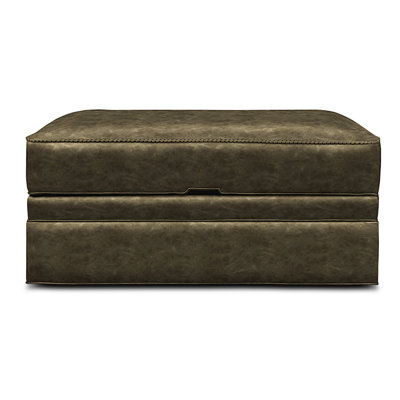 Stafford Leather Ottoman