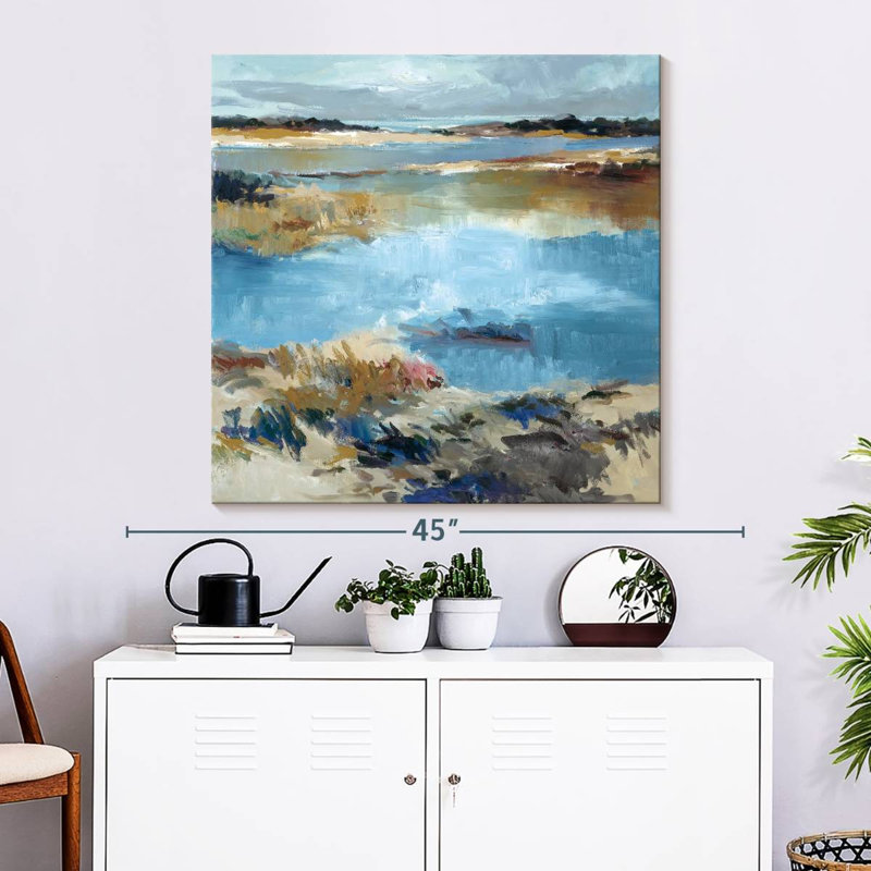 Water Way, 33" H x 33" W