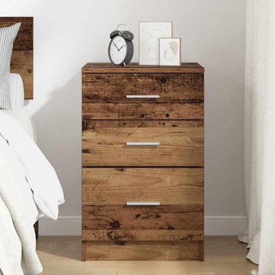 40cm W Manufactured Wood Bedside Table