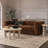 Afeela Upholstered Sofa Bronze-120275052