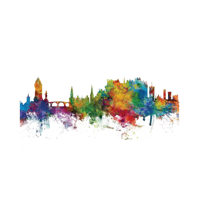 Stirling, Scotland Skyline by Michael Tompsett - Wrapped Canvas Gallery-Wrapped Canvas Giclée, 20.32 cm H x 30.48 cm W